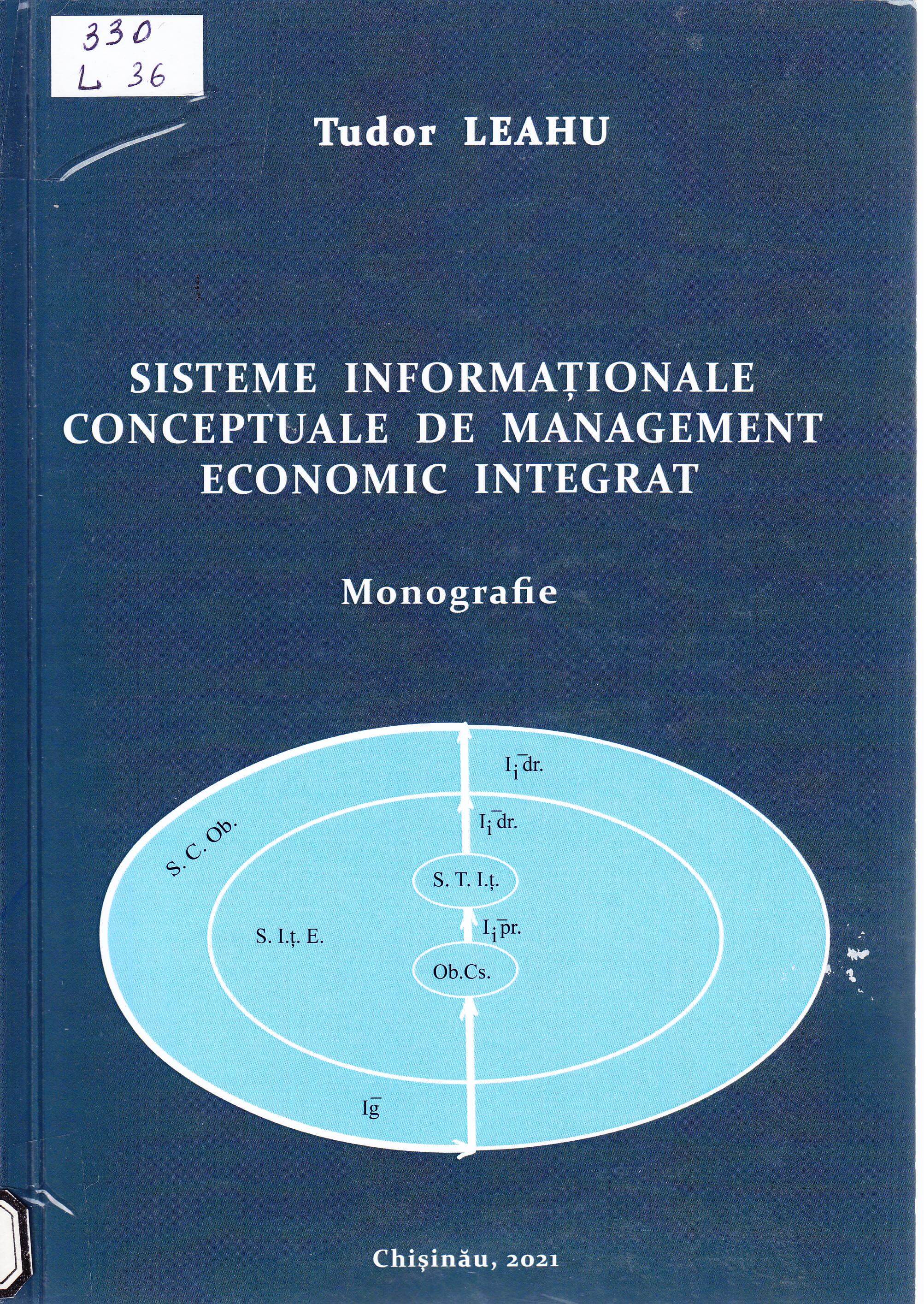 Sisteme informaționale conceptuale de management economic funcțional – informatic integrat